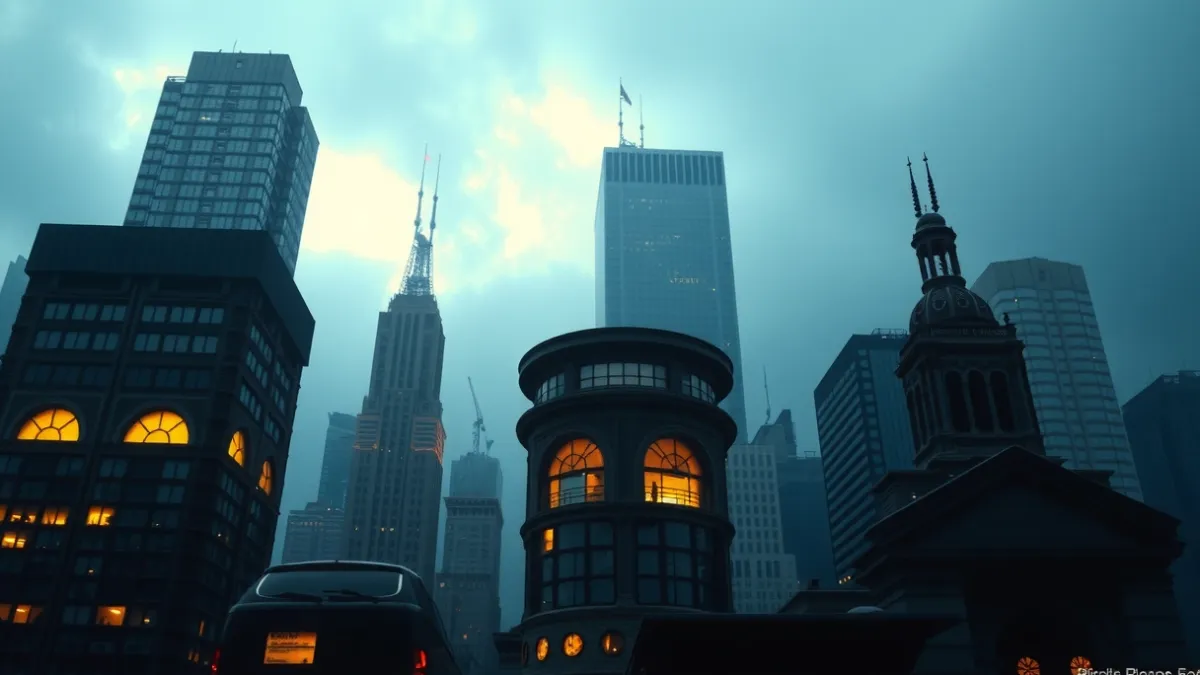 A cidade de Gotham na visão sombria de Christopher Nolan
