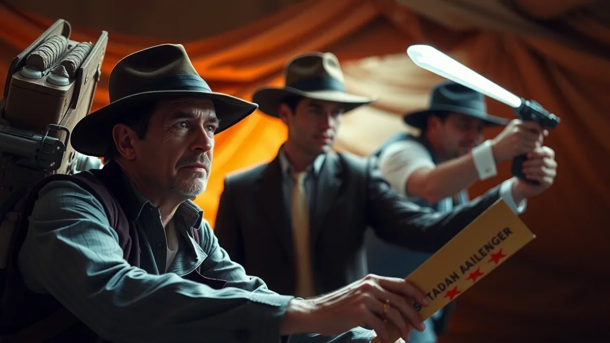 A parceria entre Spielberg e George Lucas na saga Indiana Jones