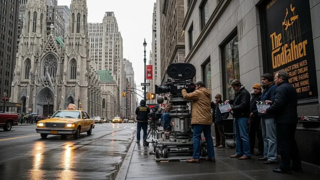 Quando foi gravado o filme O Poderoso Chefão em Nova York