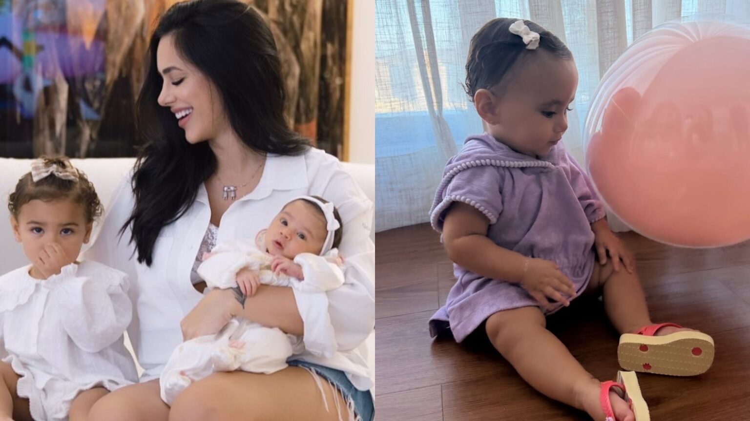 Bruna e Neymar escolhem padrinhos de Mel