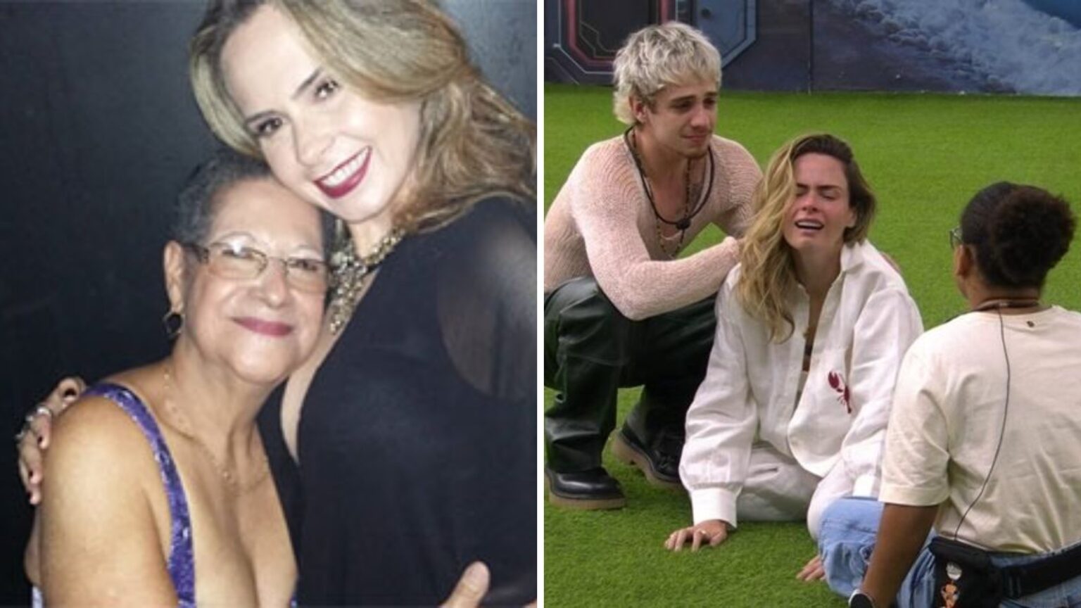 Dona Geralda apoia Ana Paula após morte do pai