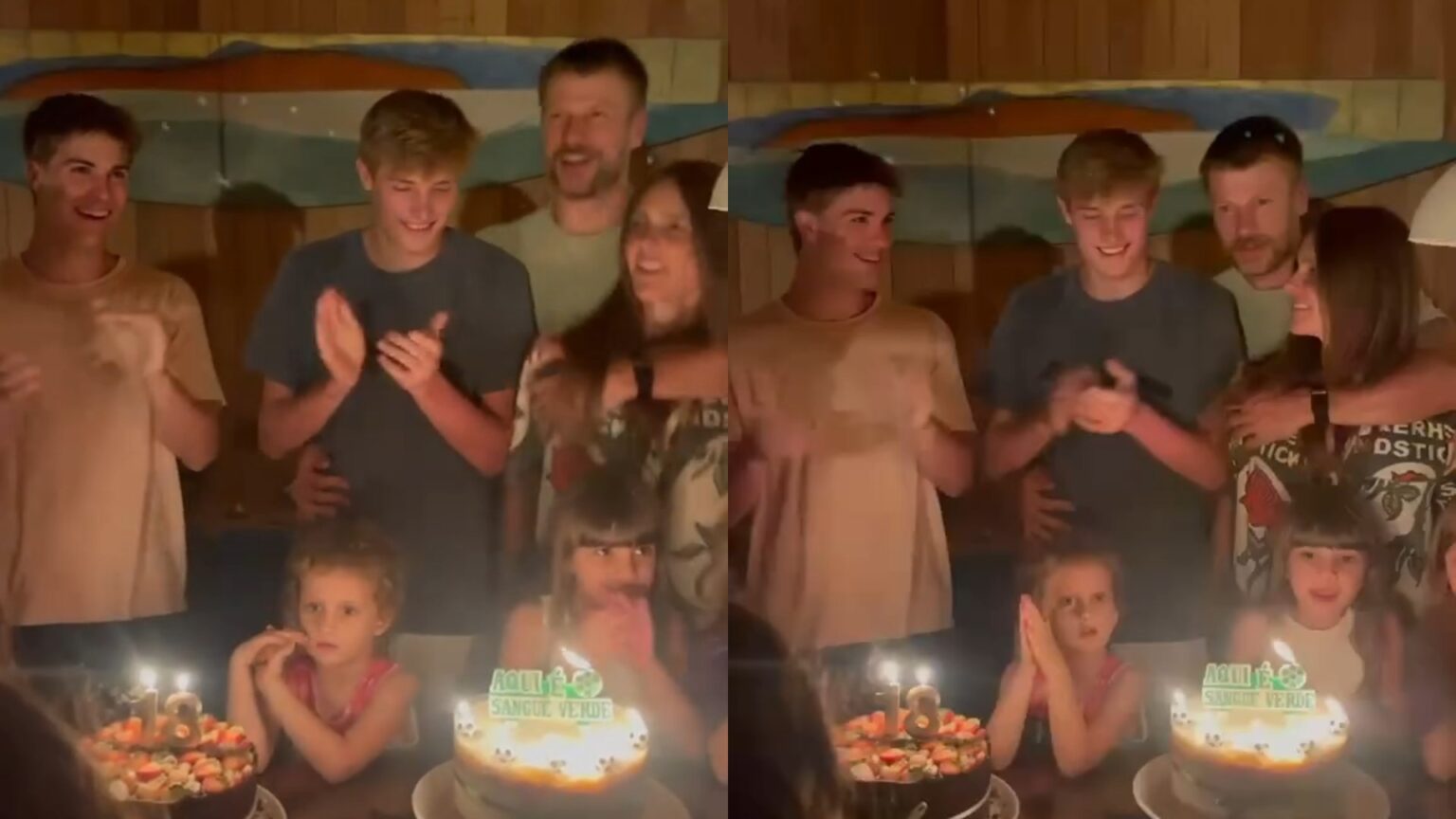 Fernanda Lima celebra 18 anos dos filhos gêmeos