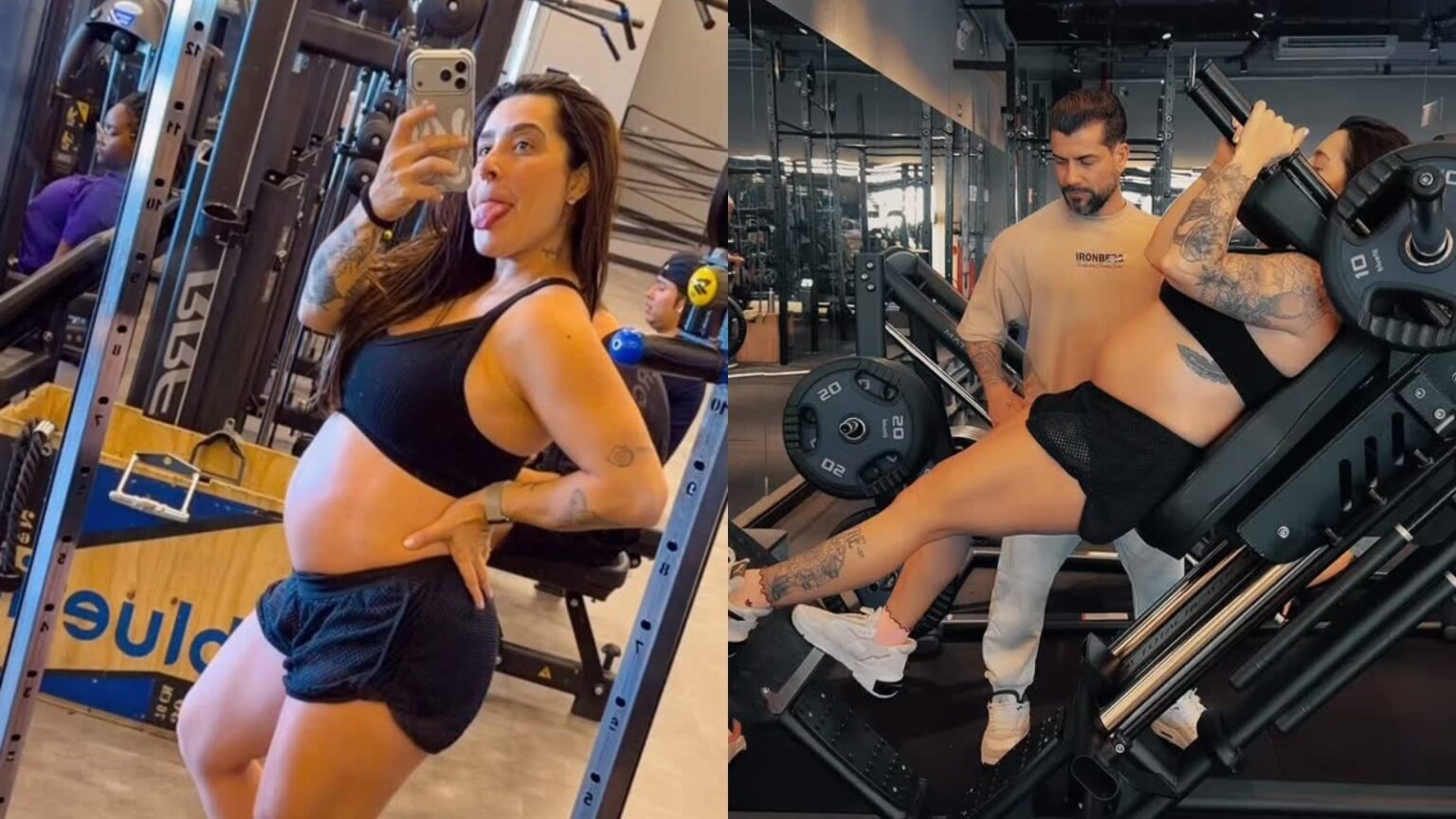 Lauana Prado treina para parto: filho 'descer de tobogã