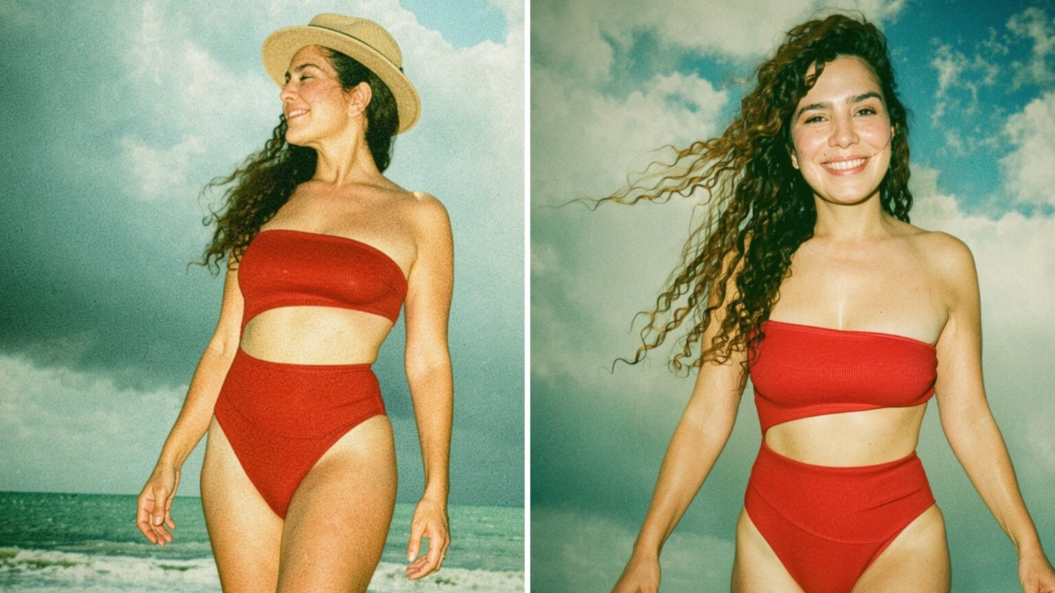 Letícia Sabatella dá escapadinha para praia em João Pessoa