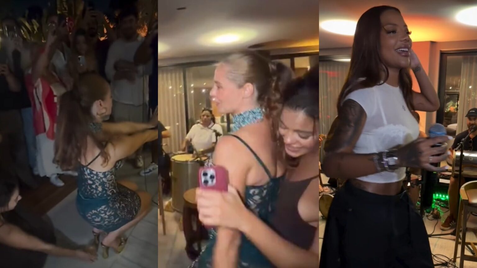Paolla comemora 44 anos com show de Ludmilla e rebolado