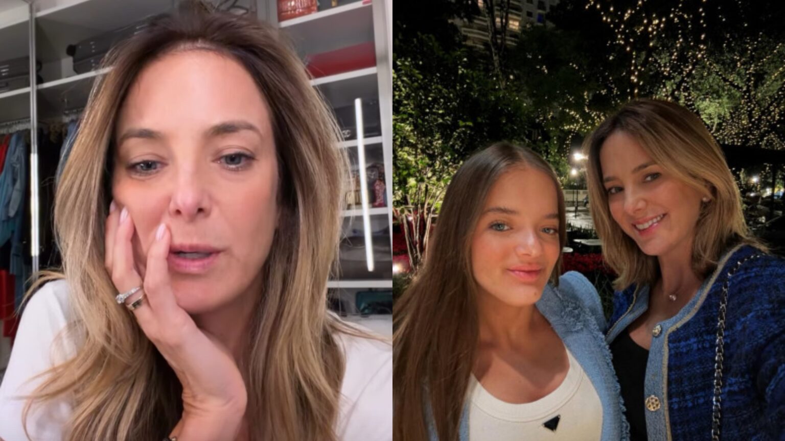 Ticiane Pinheiro revela madrugada em claro com filha