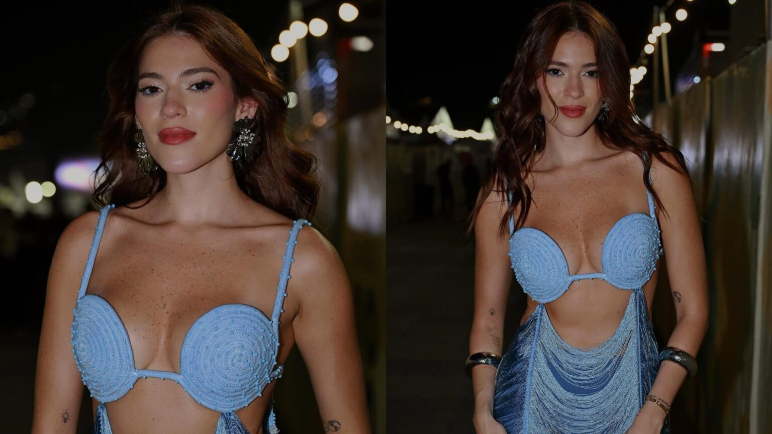 Ana Clara Lima: vestido vazado para Shakira em Copacabana