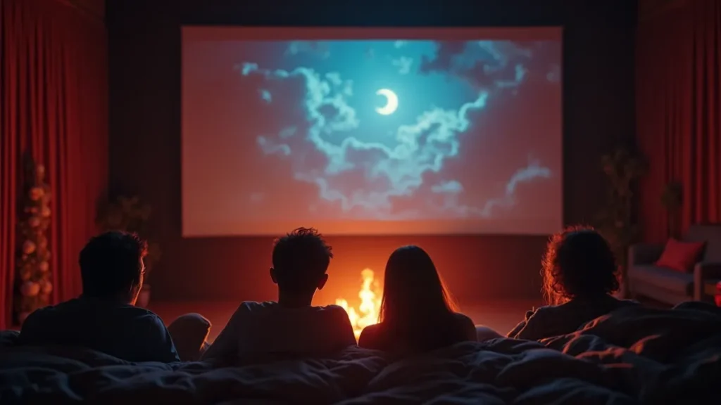 Como criar uma noite de cinema em família sem sair de casa