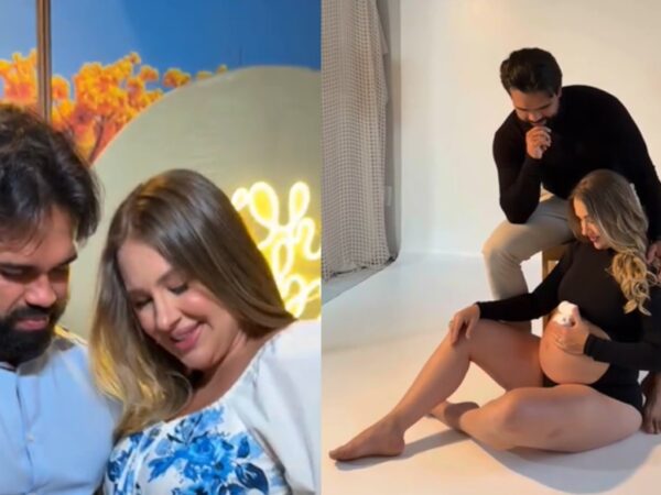 Ex-BBB Patrícia Leitte celebra reta final da gravidez após aborto e FIV