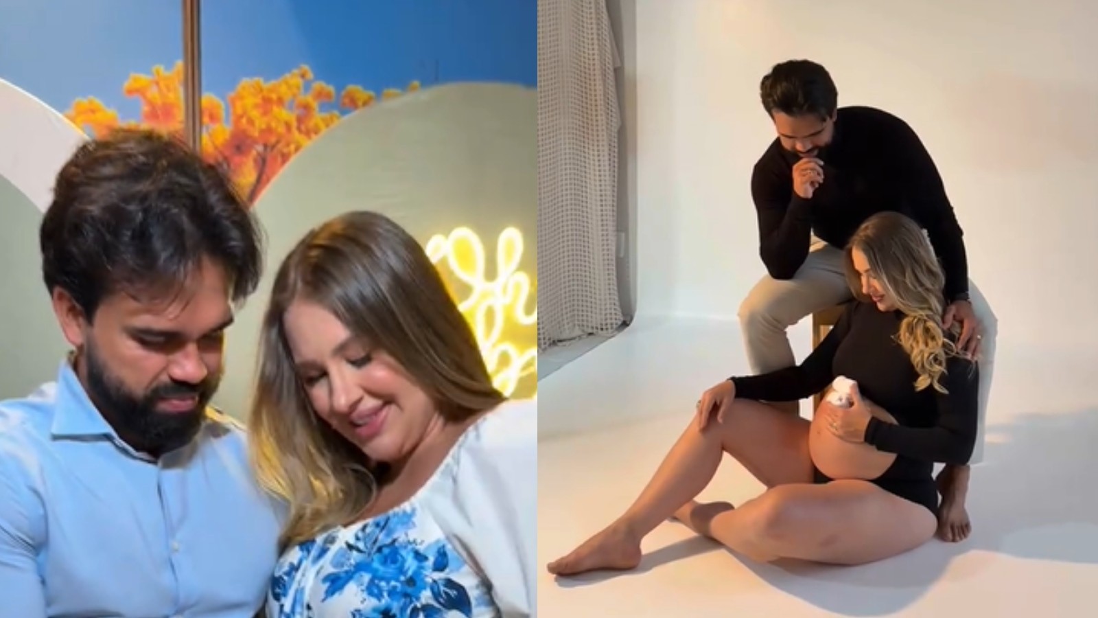 Ex-BBB Patrícia Leitte celebra reta final da gravidez após aborto e FIV