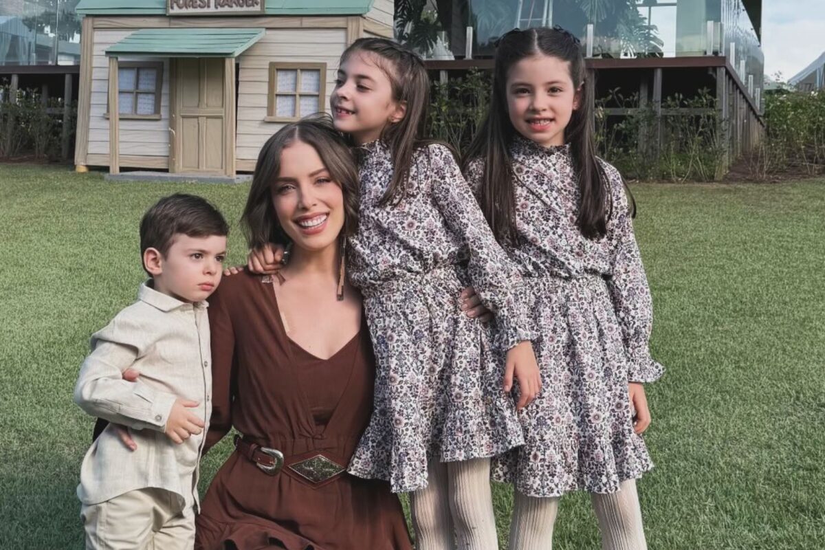 Fabiana Justus celebra aniversário da irmã com festa country