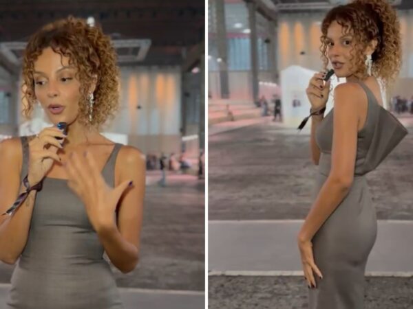 Gabriela Loran ganha look inédito de Sasha Meneghel para desfile