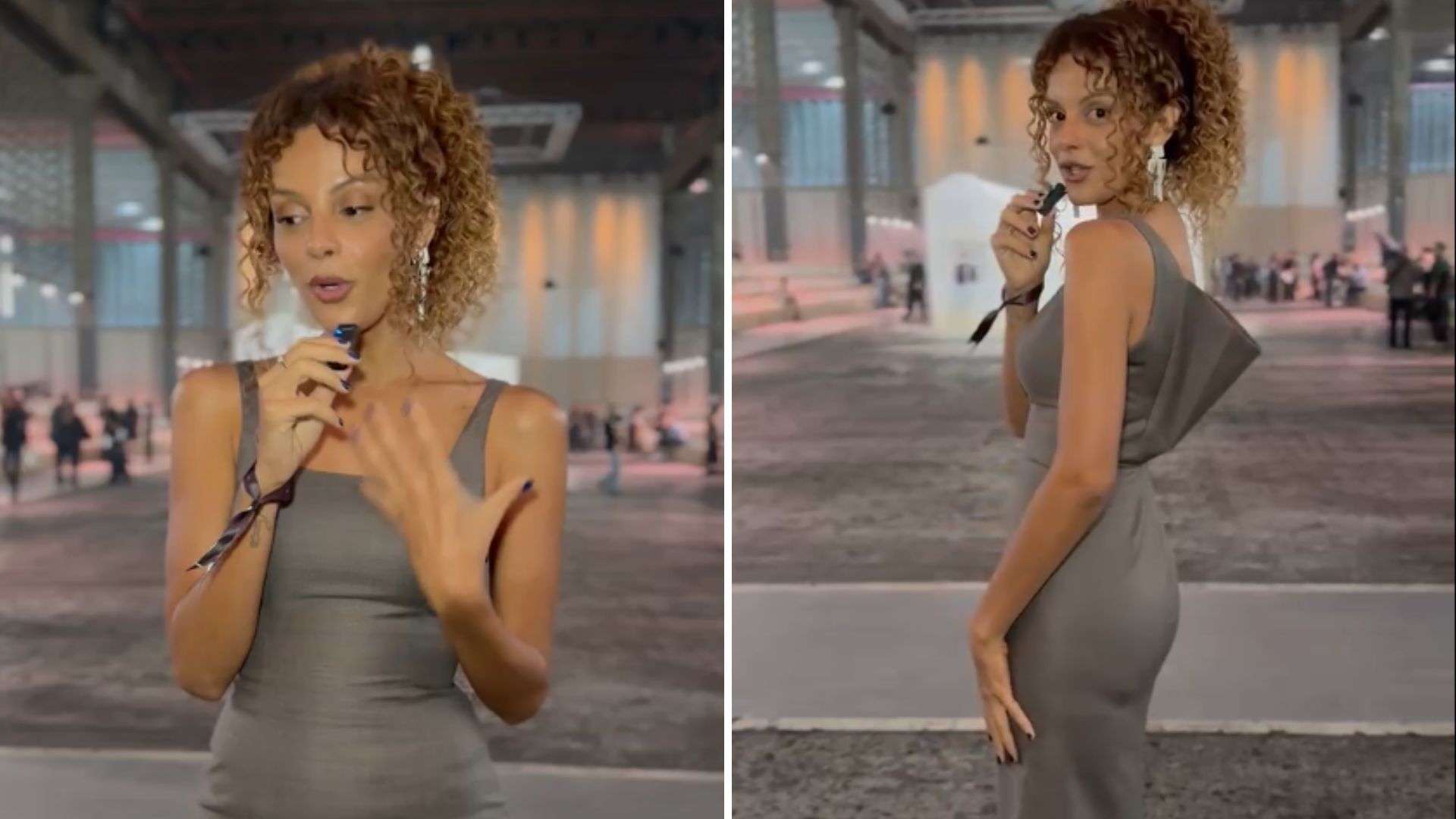 Gabriela Loran ganha look inédito de Sasha Meneghel para desfile