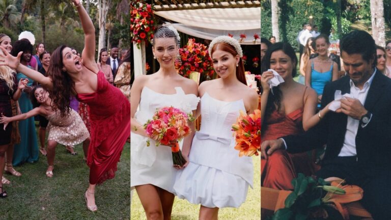 Gabriela Medvedovsky mostra bastidores do casamento de Juquinha e Lorena