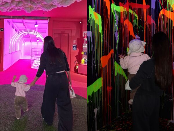 Jade Magalhães curte passeio imersivo com a filha Serena