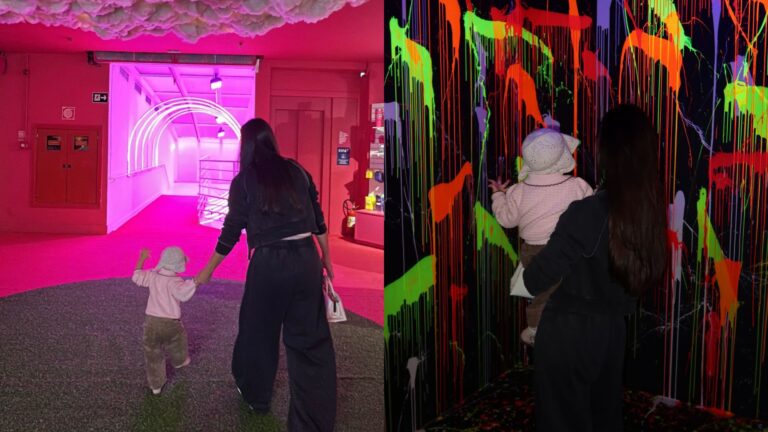 Jade Magalhães curte passeio imersivo com a filha Serena