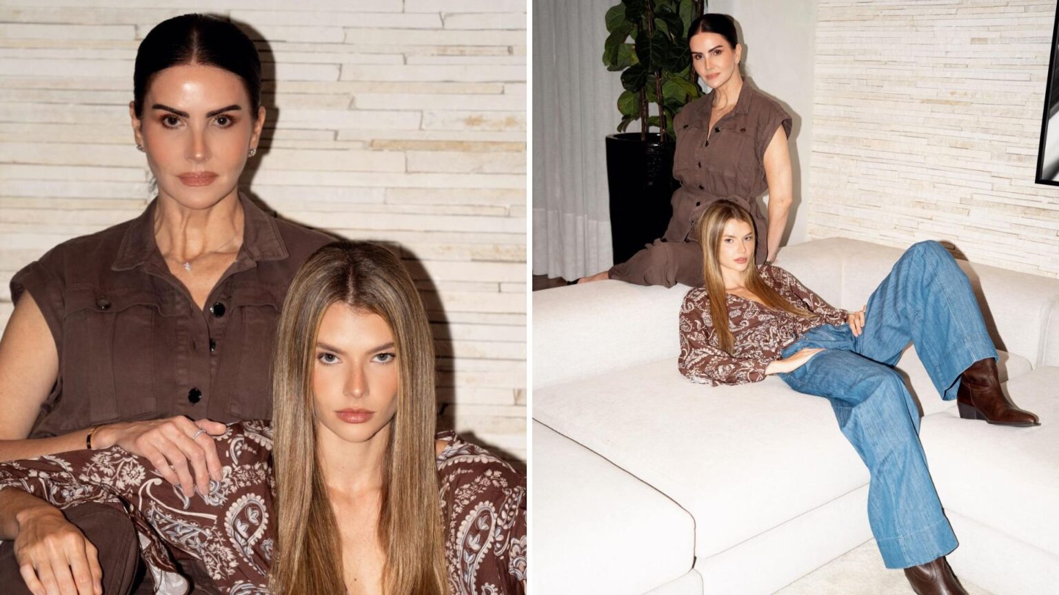 Lisandra Souto e Yasmin: ensaio mãe e filha