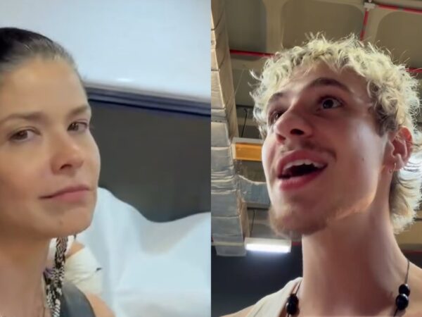 Samara Felippo incentiva Juliano Floss a ser ator: 'Vem com tudo