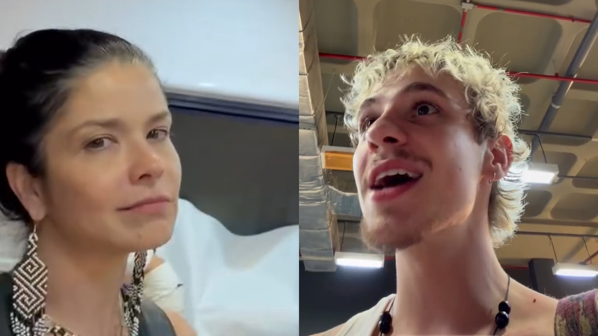 Samara Felippo incentiva Juliano Floss a ser ator: 'Vem com tudo