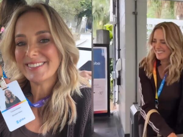 Ticiane Pinheiro é barrada na Globo ao usar crachá errado