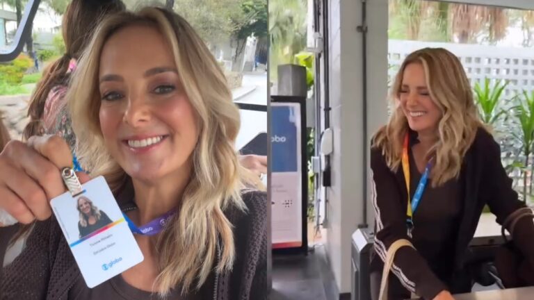 Ticiane Pinheiro é barrada na Globo ao usar crachá errado