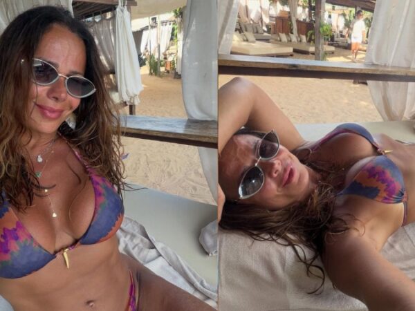 Viviane Araújo exibe férias em Jericoacoara