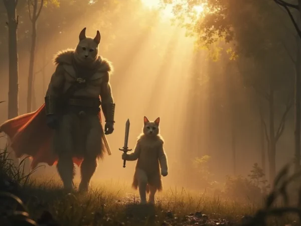 A história de Gato Guerreiro, o fiel companheiro do herói He-Man