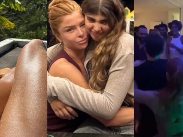 Grazi Massafera celebra festa, bronzeado e aniversário da filha