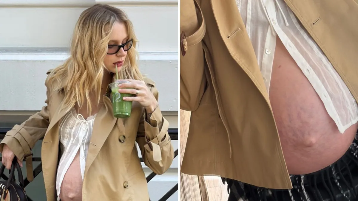 Isa Scherer exibe barrigão com look de R$ 25 mil em NY