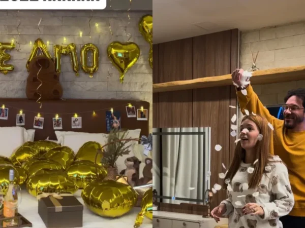 Viih Tube ganha surpresa romântica de Dia dos Namorados