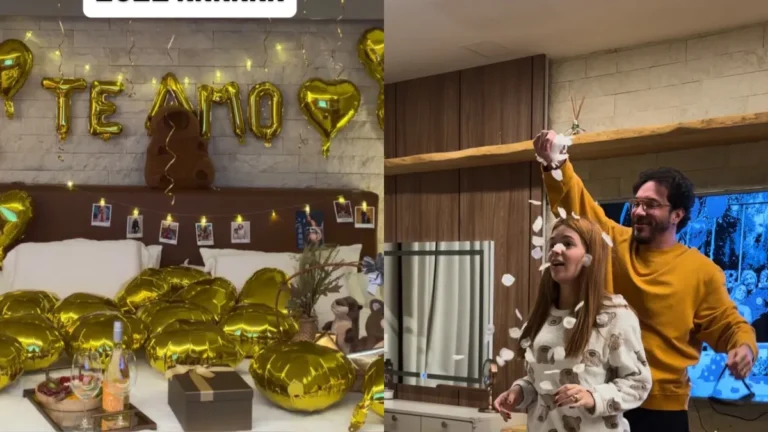 Viih Tube ganha surpresa romântica de Dia dos Namorados