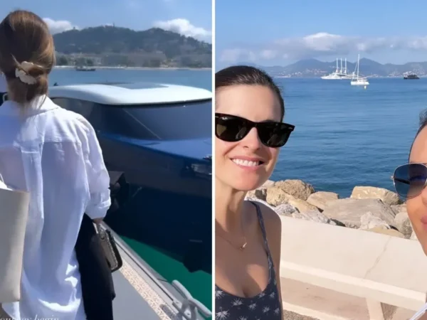 Alessandra Ambrósio posa com a irmã em raro passeio na França