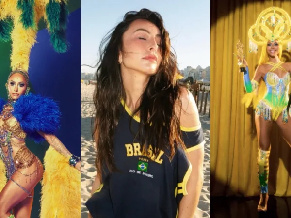 Sabrina Sato resgata looks nas cores da bandeira para a Copa