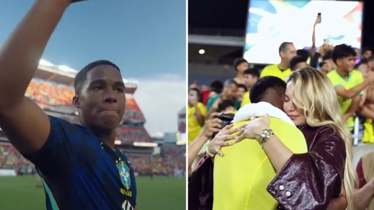 Gabriely Miranda publica carta antes da estreia de Endrick na Copa