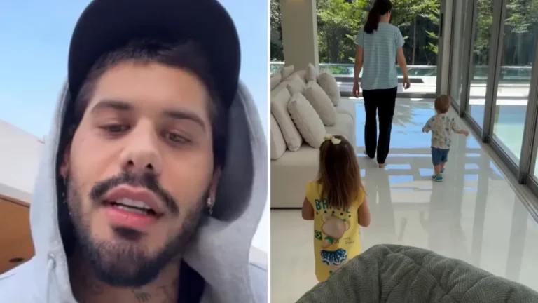 Filhos de Virginia conhecem nova mansão de Zé Felipe