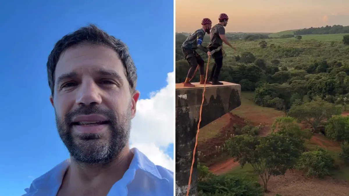 Duda Nagle chocado: saltou no mesmo local da tragédia
