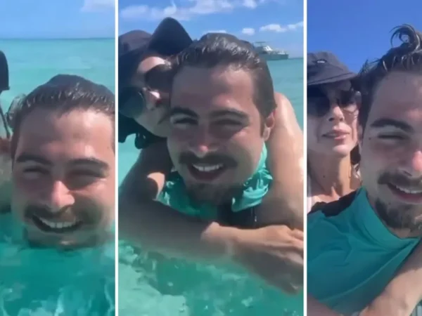Tata Werneck declara amor a Rafa Vitti com humor