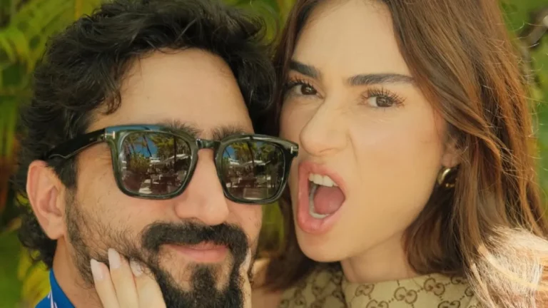 Thaila Ayala e Renato Góes chegam a Miami para a Copa