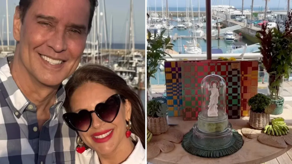 Marcello Antony e mulher raramente vistos juntos em festa em Portugal