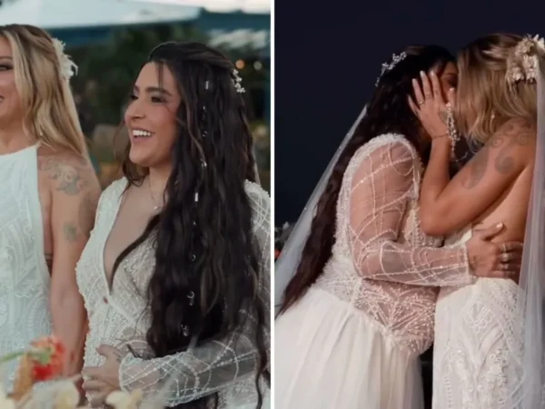 Lauana Prado revela vídeo inédito do casamento com Tati Dias