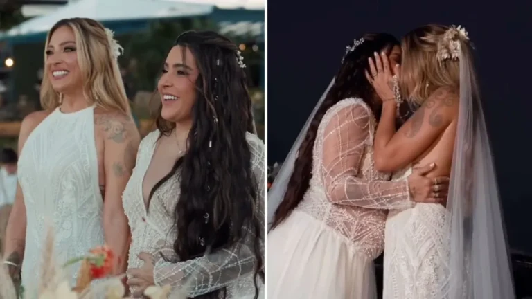 Lauana Prado revela vídeo inédito do casamento com Tati Dias