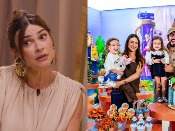 Thaila Ayala defende filho brincar de maquiagem e vestir roupa de princesa