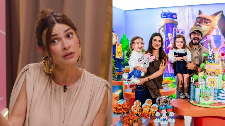 Thaila Ayala defende filho brincar de maquiagem e vestir roupa de princesa
