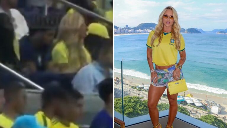 Torcida hostiliza Virginia após gol de Vini Jr.