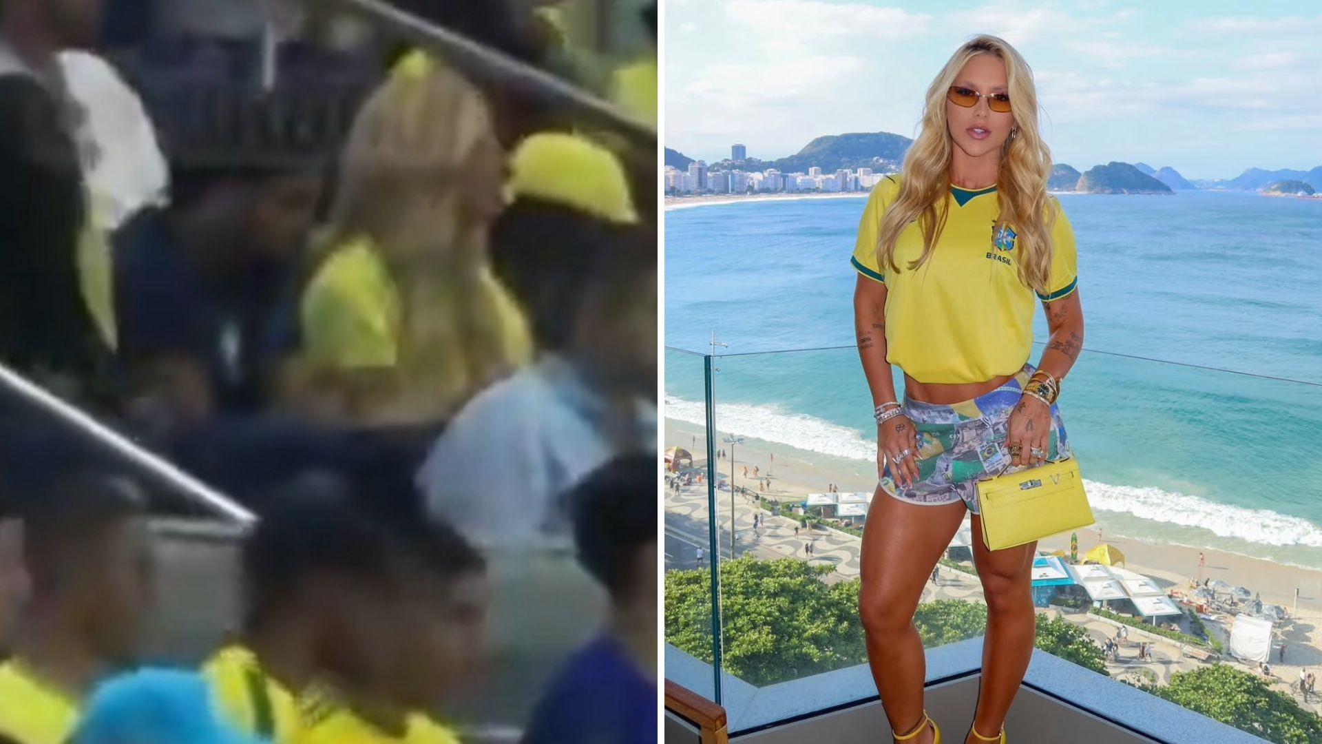Torcida hostiliza Virginia após gol de Vini Jr.