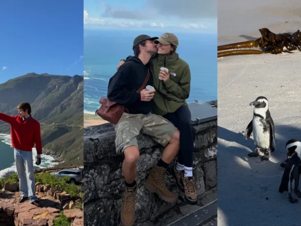 Sasha Meneghel e João Lucas curtem romance na África do Sul