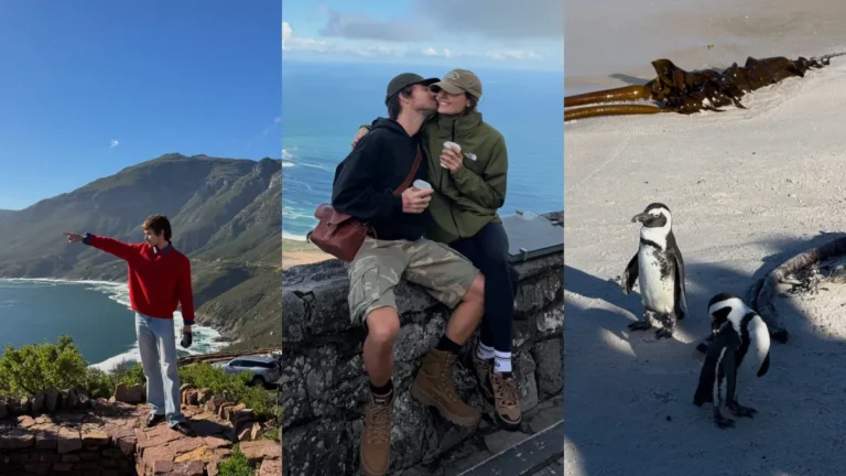 Sasha Meneghel e João Lucas curtem romance na África do Sul