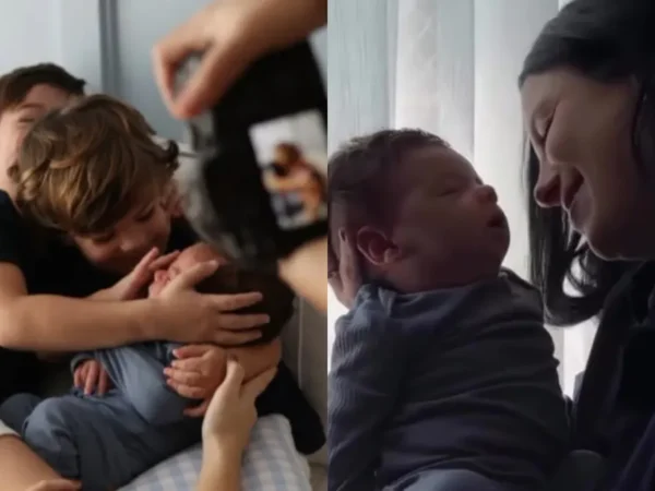 Sthefany Brito brinca sobre bastidores de ensaio do filho: ‘Sobrevivente’