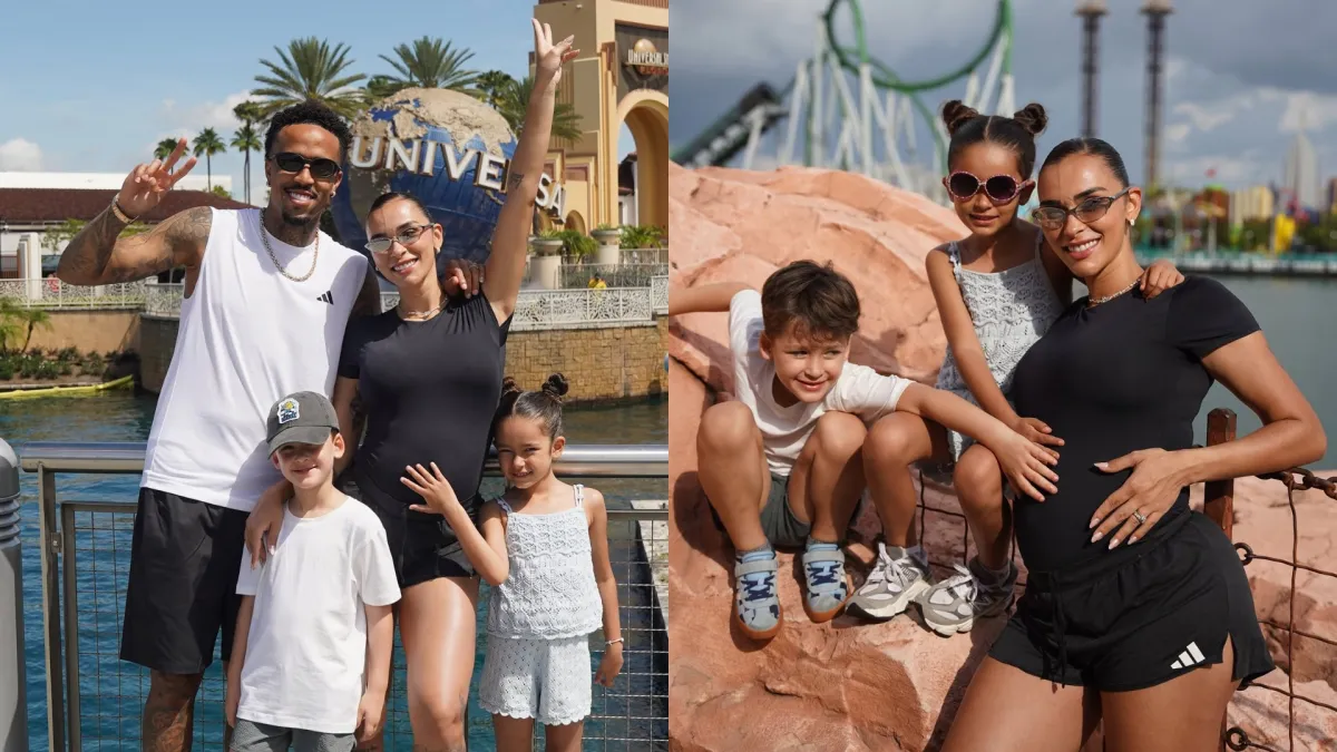 Tainá Militão mostra viagem em família com Éder Militão e os filhos