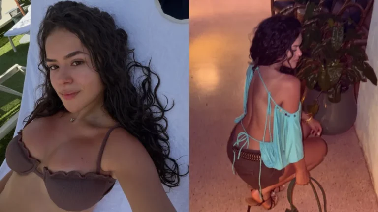 Maisa Silva exibe marquinha de bronzeado e arranca elogios